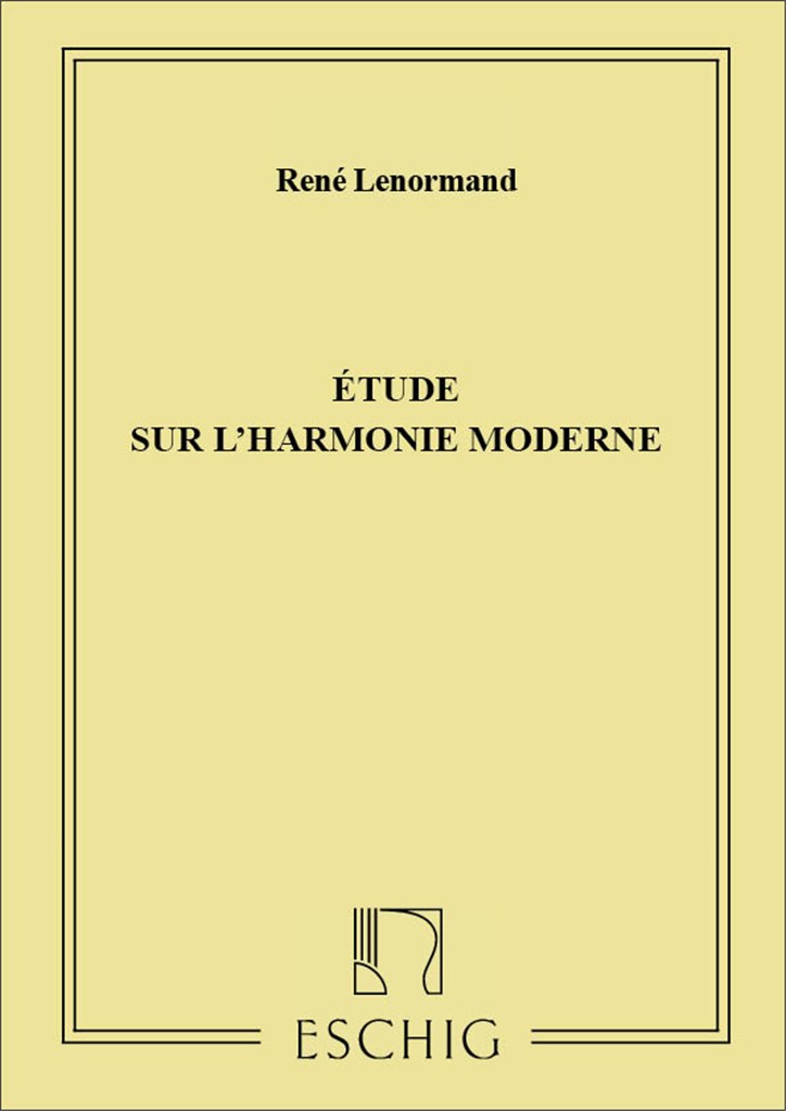 Etude Sur L'Harmonie Moderne